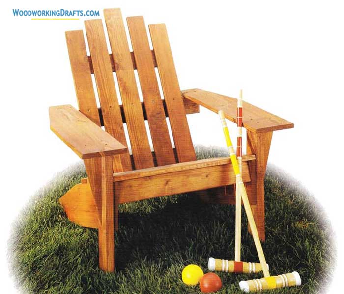 01 Simple Adirondack Chair Finished Design