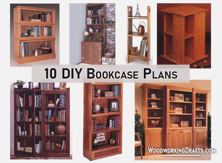 00 Diy Bookcase Woodworking Plans Blueprints