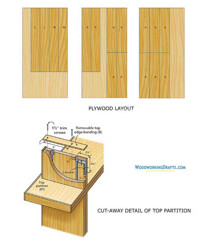 47 Simple Bookcase Plans Blueprints Wood Layout