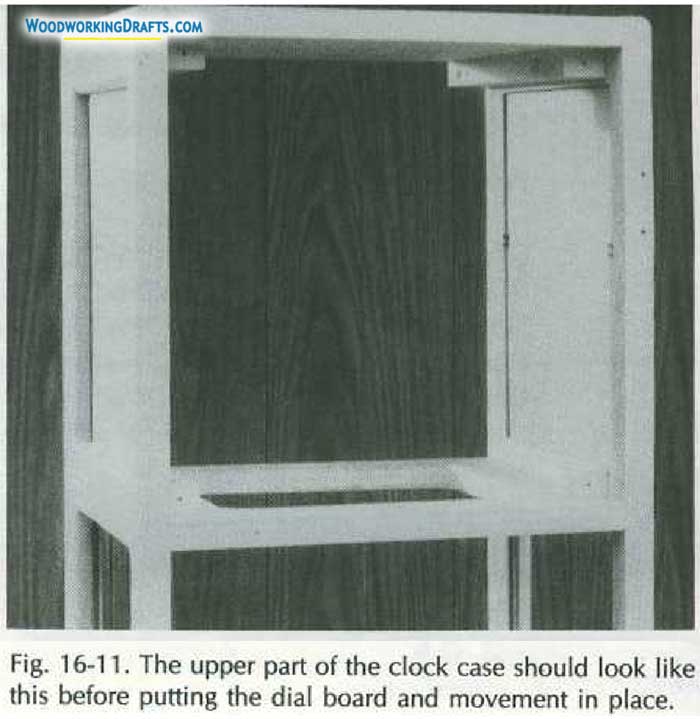 Diy Grandfather Clock Plans Blueprints 20 Stepset Step 11 Clock Case