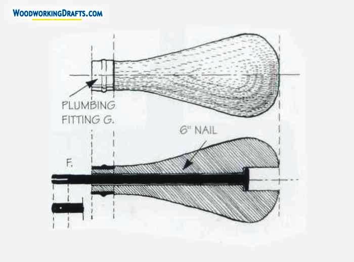 Diy Wooden Bow Saw Plans Blueprints 04 Plumb Fitting
