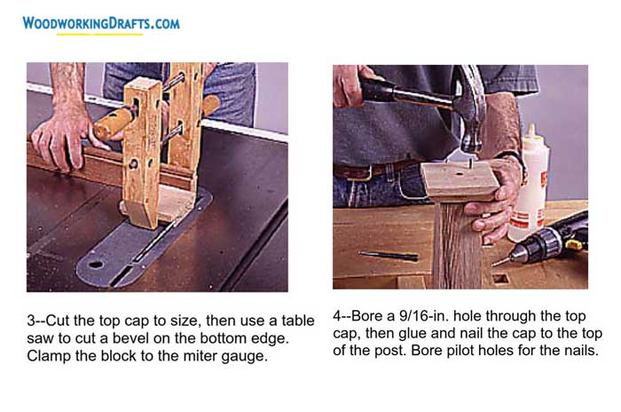 Diy Wooden Floor Lamp Plans Blueprints 08 Stepset Step 2 Cut Top Cap