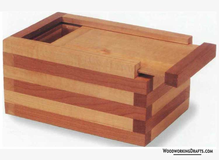 Diy Wooden Keepsake Box Plans Blueprints 00 Draft Design