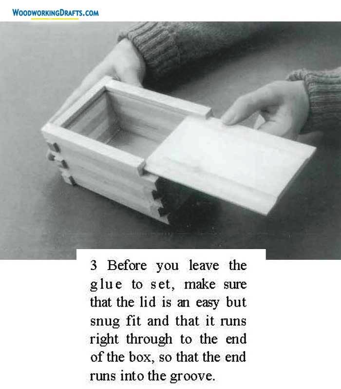 Diy Wooden Keepsake Box Plans Blueprints 10 Step 3 Glue