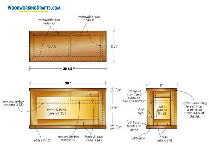 05 Small Tool Chest Plans Blueprints