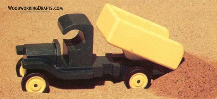 07 Wooden Toy Dump Truck Finished Design