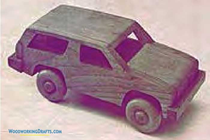 30 Diy Wooden Toy Off Road Truck Finished Design