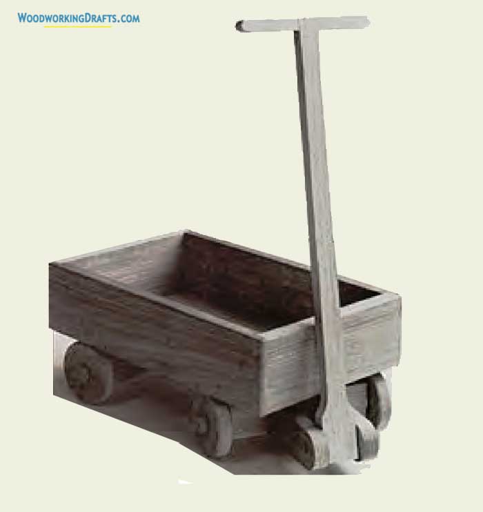 54 Wooden Toy Wagon Finished Design