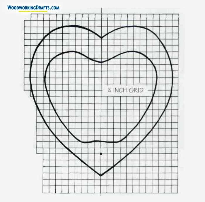 Heart Shaped Wooden Puzzle Box Plans Blueprints 08 Cutting Diagram