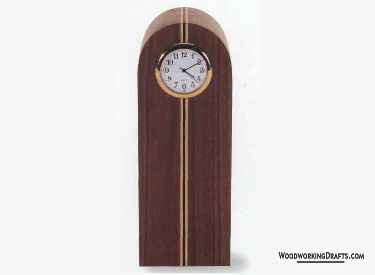 Mantle Clock Case Plans Blueprints 00 Draft Design