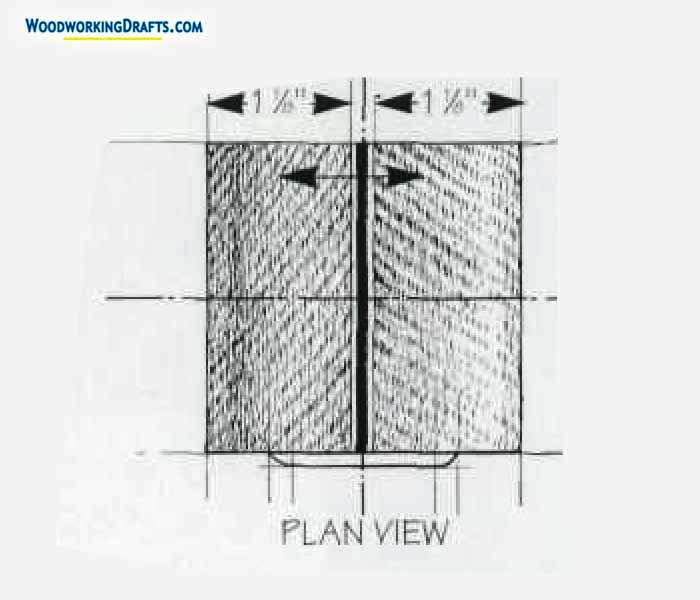 Mantle Clock Case Plans Blueprints 04 Plan View