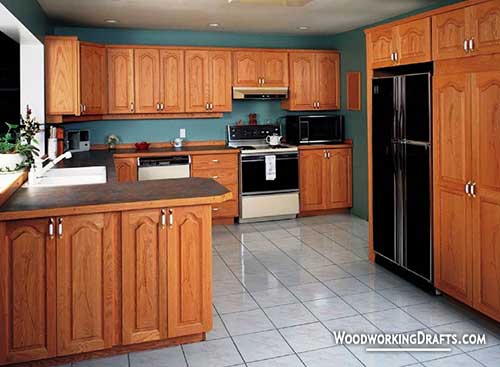 diy kitchen storage cabinet plans blueprints