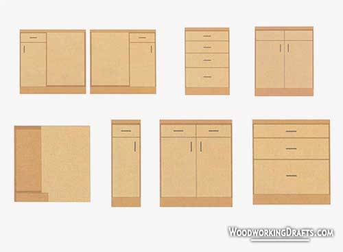 diy simple base cabinet plans blueprints