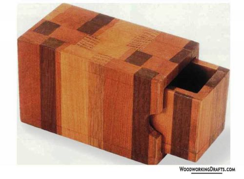 Small Elegant Wooden Jewelry Box Plans Blueprints