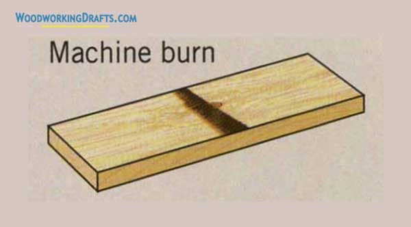13 Machine Burn Lumber Defect