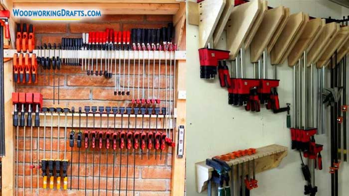 26 Diy Clamp Racks Tool Organizer Storage