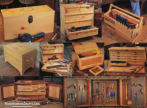 DIY Wooden Tool Chest Plans